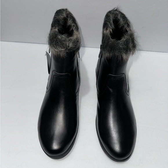 Easy Spirit Adabelle Booties Womens 7m Black Leather Water Resistant - Picture 6 of 6